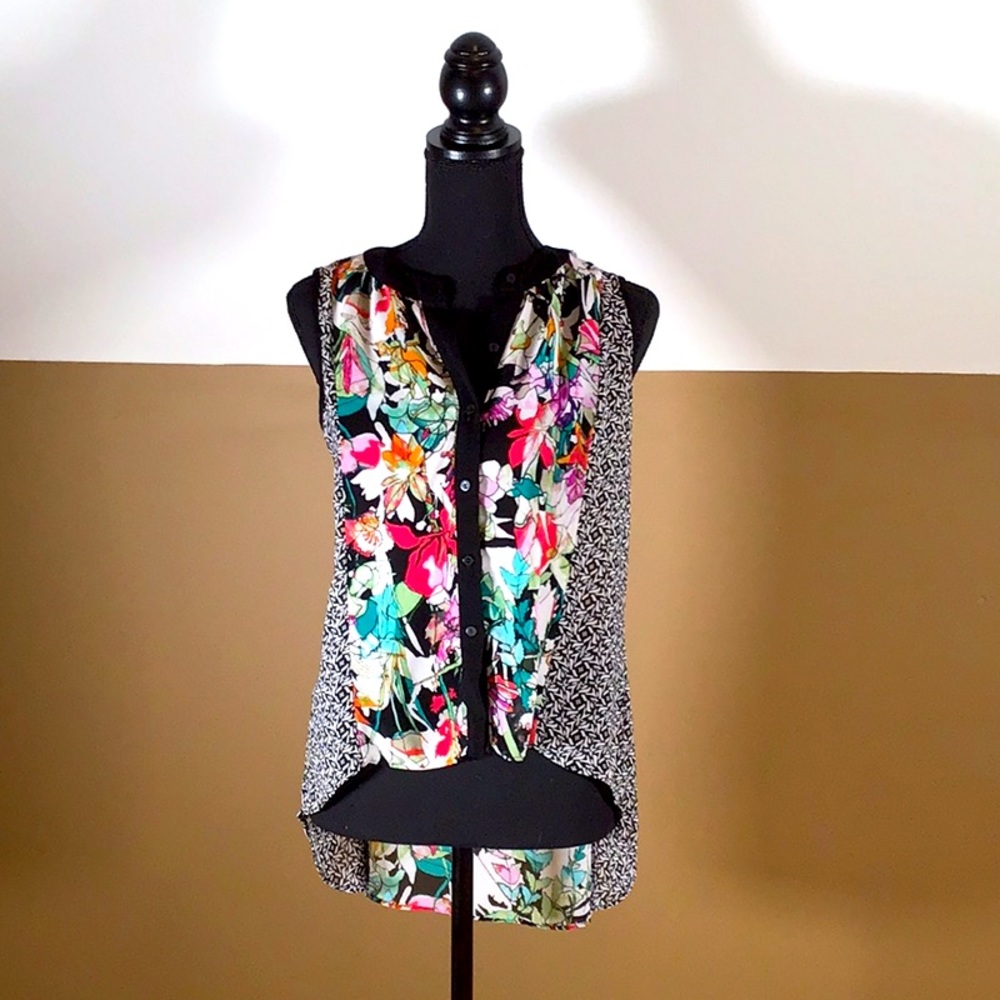 Nicole Miller floral shirt